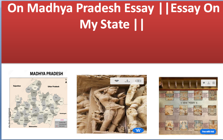 essay on madhya pradesh 400 to 500 words